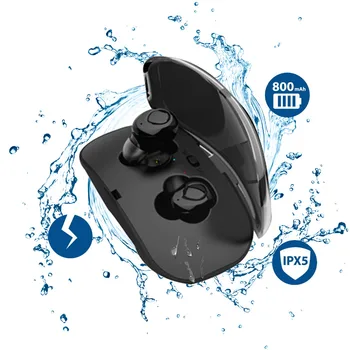 

Waterproof Wireless Earbuds Wireless Bluetooth Earbuds In-Ear Earphones with Mic and Charging Box for xiaomi iphone Samsung