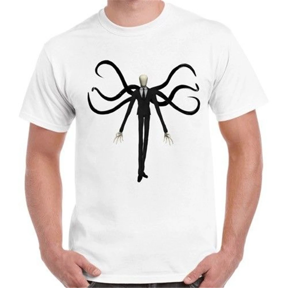 Slenderman Anime Manga Cartoon Cool Gift Retro T Shirt 507 Humorous Tee Shirt T Shirts Aliexpress