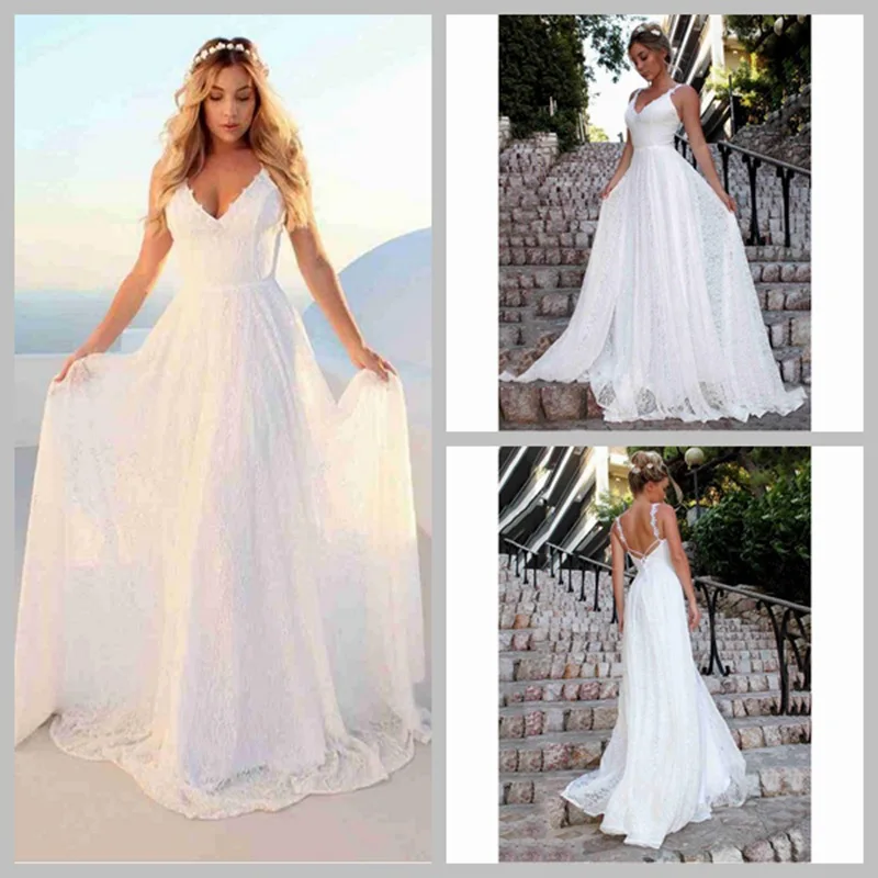 

Hot Selling WOMEN'S Dress Europe And America Sexy V-neck Strap Dress Lace Evening Gown Dress Ly0005