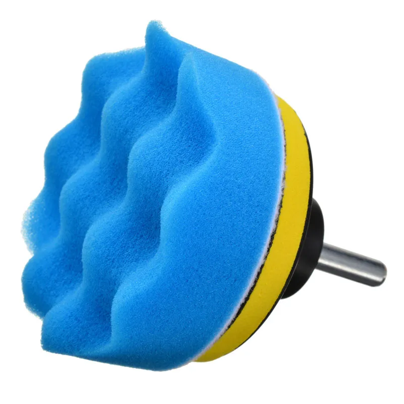 12pcs 3inch Buffing Pad Auto Car Polishing Pad Kit Buffer + Drill Adapter M14 For Glass Car Polisher Electric Drill Tool
