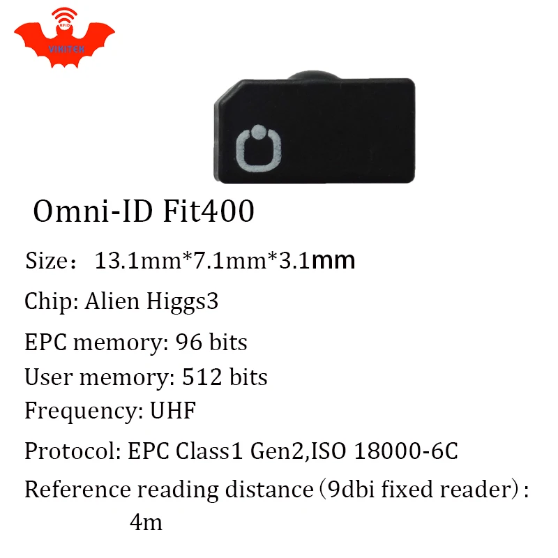 UHF RFID Анти металлическая метка omni ID fit400 915 м 868 МГц Alien Higgs3 10 шт. Бесплатная доставка