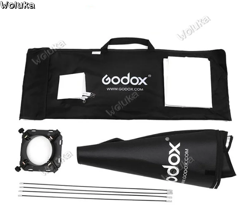 Godox 2" x 24" 60x60 см Фотостудия софтбокс мягкая коробка с универсальным креплением для студийной вспышки стробоскоп CD50 T03 RR1