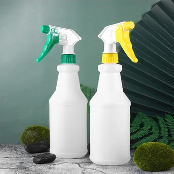 

8Pcs 750ml Refillable Bottles Plastic Small Spray Bottle Detergent Sprayer Water Sprayer Reffible Kettle Random Nozzle Color