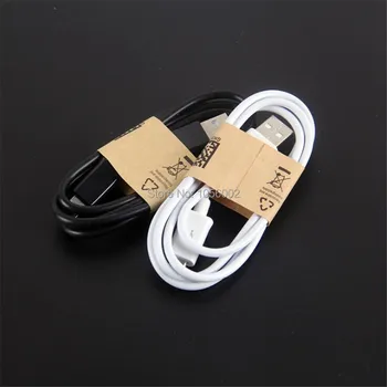 

1000pcs/lot 1m 3ft white black micro v8 5pin usb data charger cable accessory bundles for samsung S3 s4 s6 s7 android phone