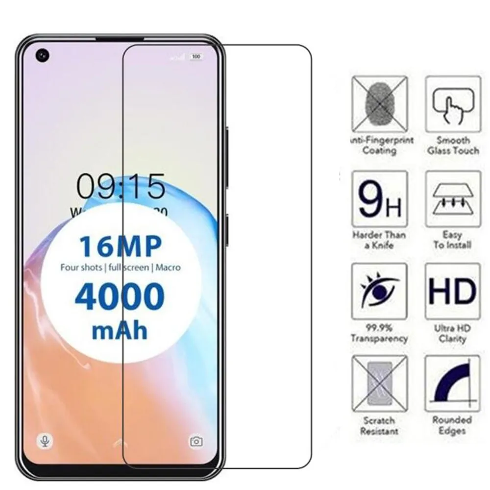 Закаленное стекло 2.5D 9H для Oukitel C18 Pro Защитная пленка экрана прочная защитная