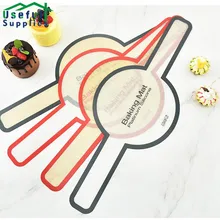 

Kitchen Bread Baking Mat Silicone Baking Tool Dough Transfer Silicone Baking Mat Kneading Mat Pastry and Bakery Accessories