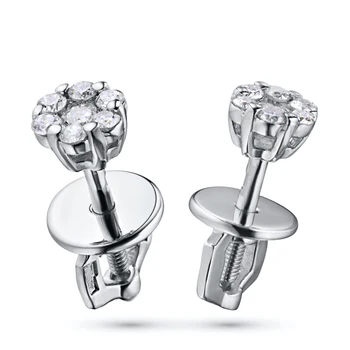 

White Gold pouches with diamonds