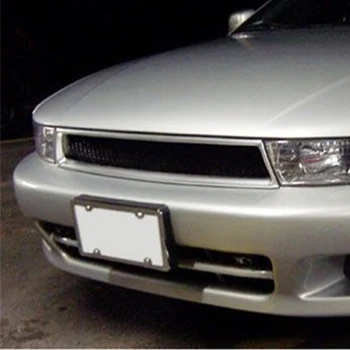 

Use For Mitsubishi Galant Racing Grills 1999--2001 Year Carbon Fibre Front Center Racing Grill Cover Accessorie Body Kit