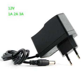 

12V Universal Power Supply Adapter 1A 2A 3A US EU Plug in AC to DC Power Adapter For LED Strip Lighting 12V Power Adaptor