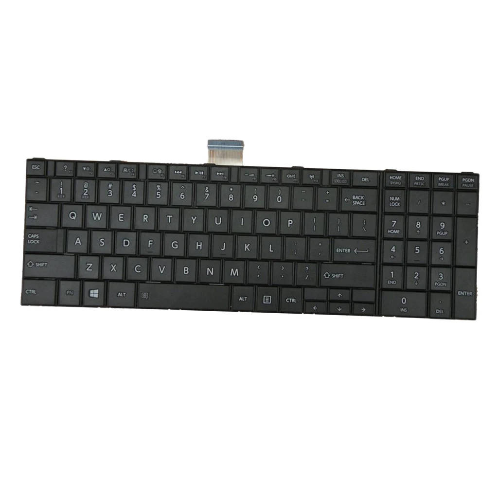 NEW LAPTOP KEYBOARD FOR TOSHIBA SATELLITE C850 US LAYOUT BLACK COLOR