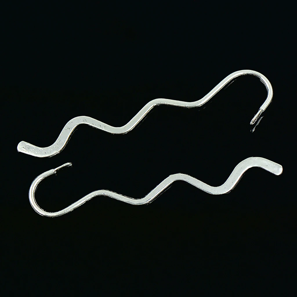 20 Pieces Wholesale Tibetan Silver Tone Beading Wavy Bookmarks With Loop DIY Findings Making Crafts 20 Pieces Wholesale Tibetan Silver Tone Beading Wavy Bookmarks With Loop DIY Findings Making Crafts