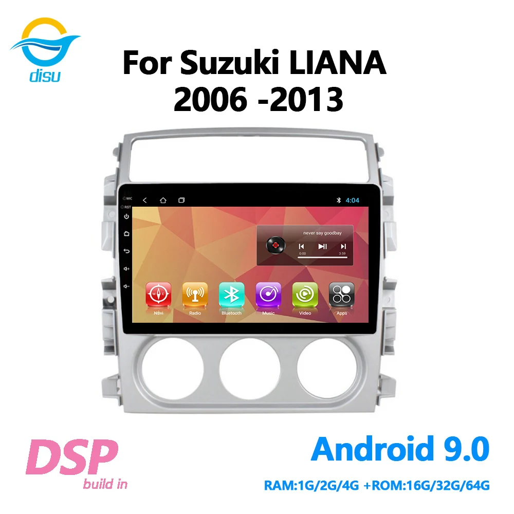 Автомагнитола 9 ''на Android для Suzuki LIANA 2006-2013 автомобильная стереосистема