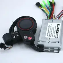 Controlador de motos eléctricas GREENTIME, sin escobillas, BLDC de 36V/48V, 350W, GT-100, pantalla LCD de controlador de velocidad, un juego