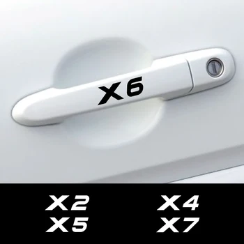 

4PCS Sport Auto Decals Car Door Handle Stickers For BMW X5 E70 E53 F15 X3 F25 E83 X6 F16 E71 X1 F48 E84 X2 X4 F26 X7 Accessories