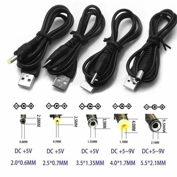 

Cables Adapters Barrel Jack Power Cable 5V DC Cables & Connectors USB Port to 5.5mm*2.1 /2.5*0.7/4.0*1.7/3.5*1.35 mm