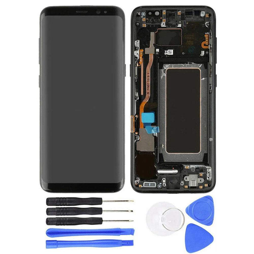 Для Samsung Galaxy S8 g950 дигитайзера ЖК-экрана телефона с/без рамки