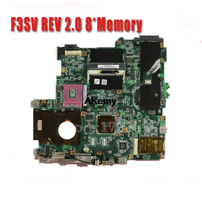 F3SV REV 2,0 4* Память 8600G для ASUS F3S Z53S F3SG F3SR F3SC F3SA F3SE F3SG материнская плата для ноутбука протестирована и отлично работает