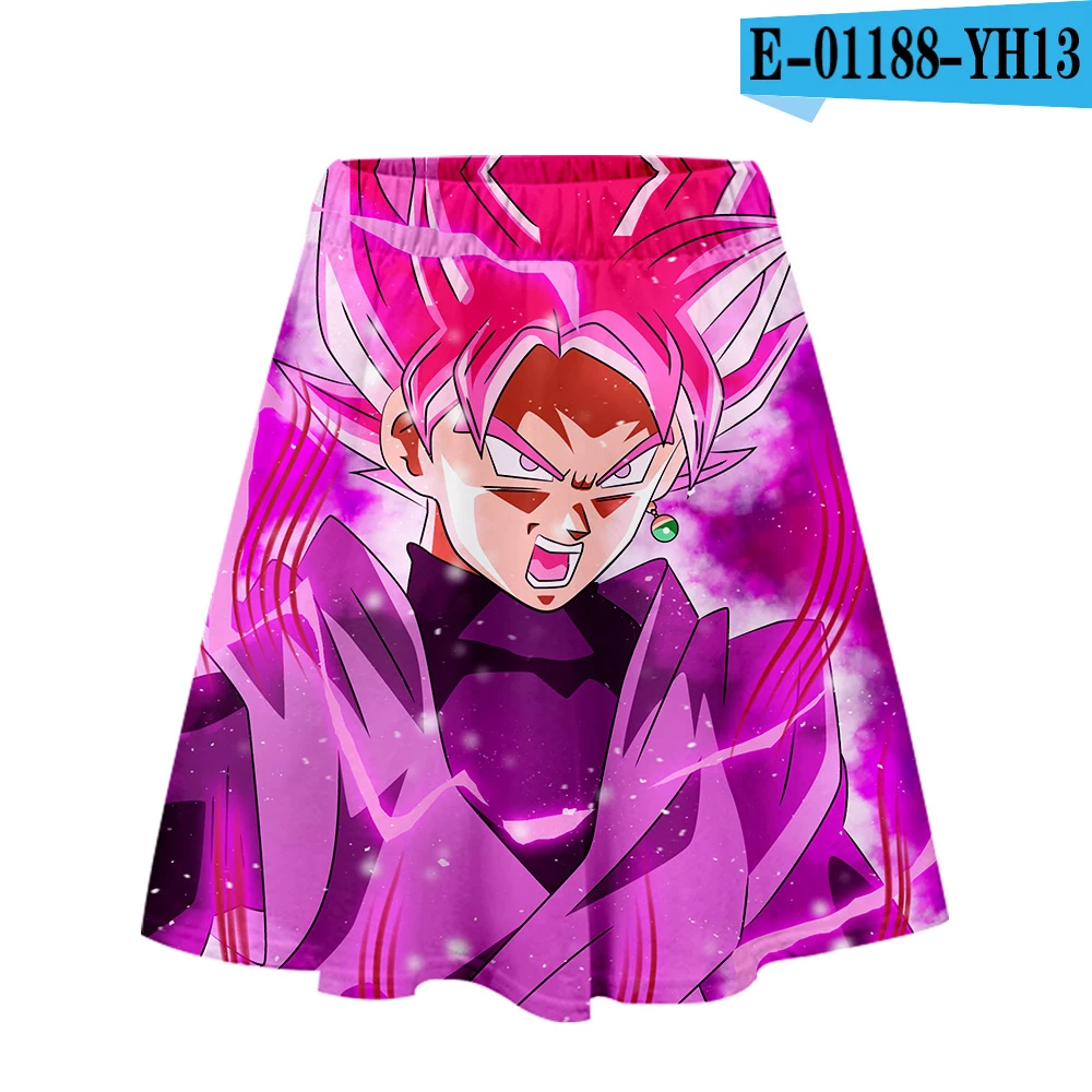 Крутая 3D верхняя одежда Харадзюку DRAGON BALL короткие юбки трапециевидная летняя крутая Модная Летняя Сексуальная 3D Мода Новое поступление Женская юбка - Цвет: YH13