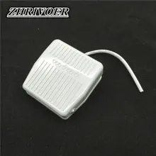 TFS-201 Foot Switch Plastic Pedal Switch Momentary/Self-reset Switch with Wire 10A/400V 1 pc 250v 15a tfs 302 nonslip metal momentary electric power foot pedal micro move switch advanced version