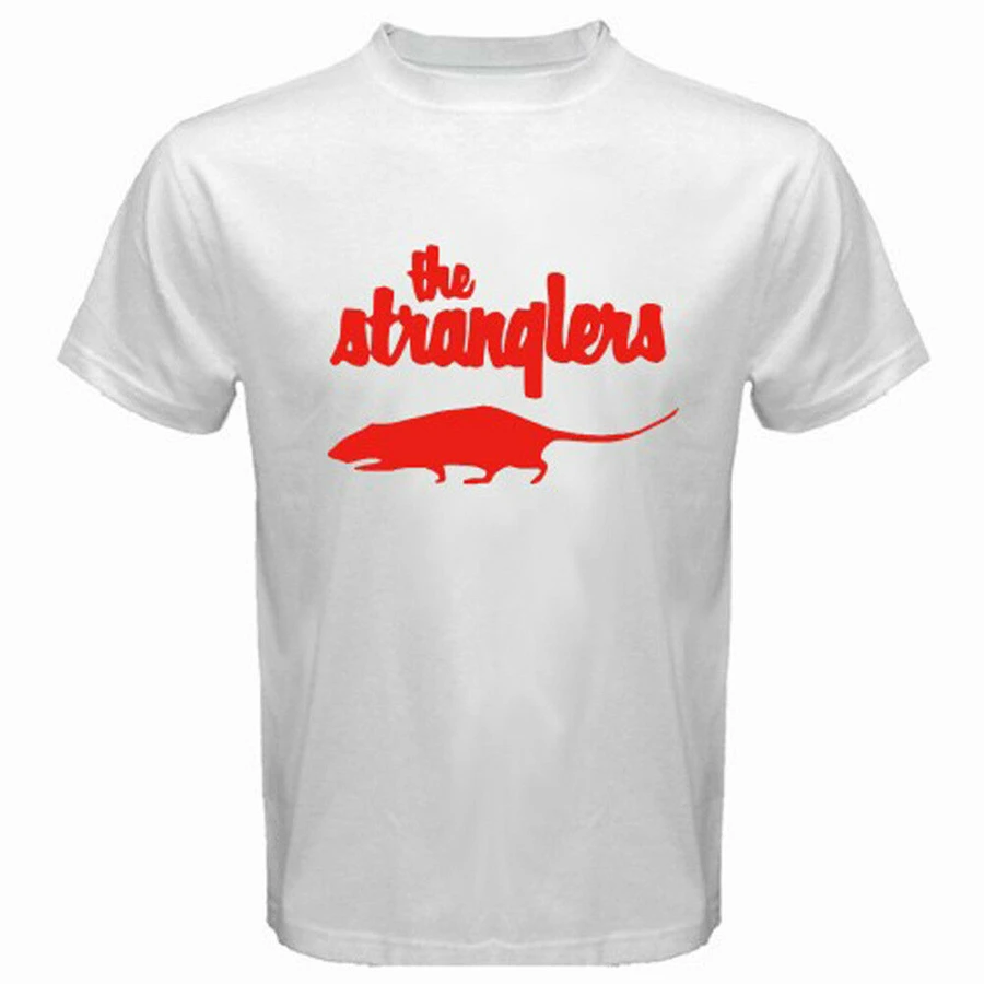 Новая мужская белая футболка с логотипом THE STRANGLERS Rat в стиле панк-рок размер S-3XL
