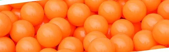 50pcs-orange 50 шт./лот, экологичный цветной шар, мягкий пластиковый Океанский шар, игрушка для плавания, бассейна, океана, волнистый шар, 5,5 см, можно выбрать цвет - Цвет: 50pcs-orange