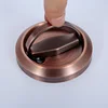 Hidden Door Handles Stainless Steel 304 Recessed Invisible Handle Cabinet Pulls Fire Proof Door Disk Room Round Ring Hardware ► Photo 2/6