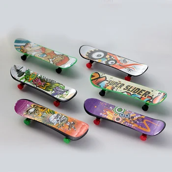 

Mini Finger Skateboarding Fingerboard Toys Finger Scooter Skate Boarding Classic Chic Game Boys Desk Toys