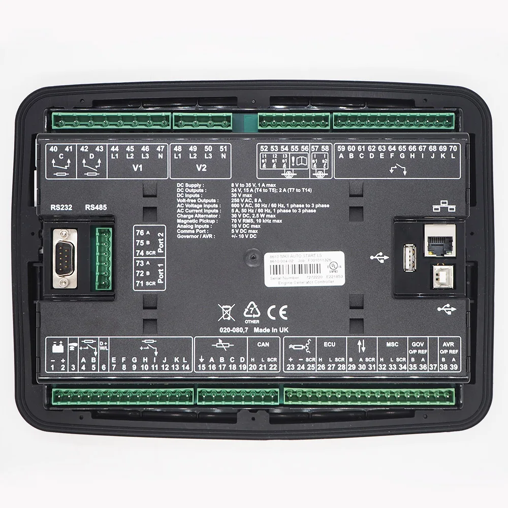 DSE8610 MKII представляет новейшую технологию управления комплексным распределением нагрузки и синхронизацией. DSE8610 обновления