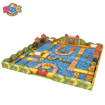 

SQV Children's indoor soft Park electronic playground center children's maze Park ball pool customization