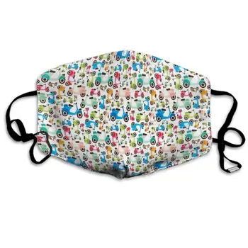 

AGRBLUEN Unisex Breathable Mouth Mask Adjustable Anti Dust Half Face Mask Reusable Washable Mouth Cover Fashion Novelty Rainbow