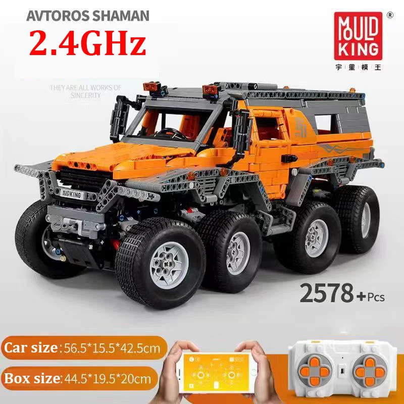 13088 приложение RC блоки Avtoros Shaman 8x8 совместимые Lepinblocks 23011 Technic MOC 5630 Строительные кирпичи развивающие игрушки подарок
