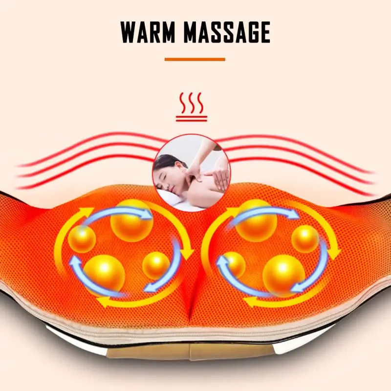 U shaped Electric Shoulder Massager For Family Car Shiatsu Neck And Back Body Massager Infrared Heating 5