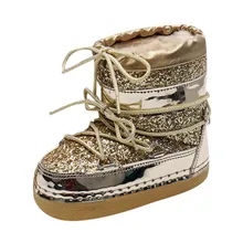 Shiny piece kids boots girls boots boy winter shoes kids children boots Novelty Fashion casing foot shoes сапоги детские