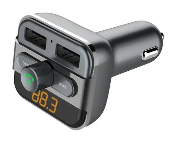 20 штук 12 V-24 V fm-передатчик Bluetooth автомобильные комплекты громкой связи MP3 ЖК-дисплей Дисплей играть TF карты зарядных порта USB для автомобиля Зарядное устройство bt20
