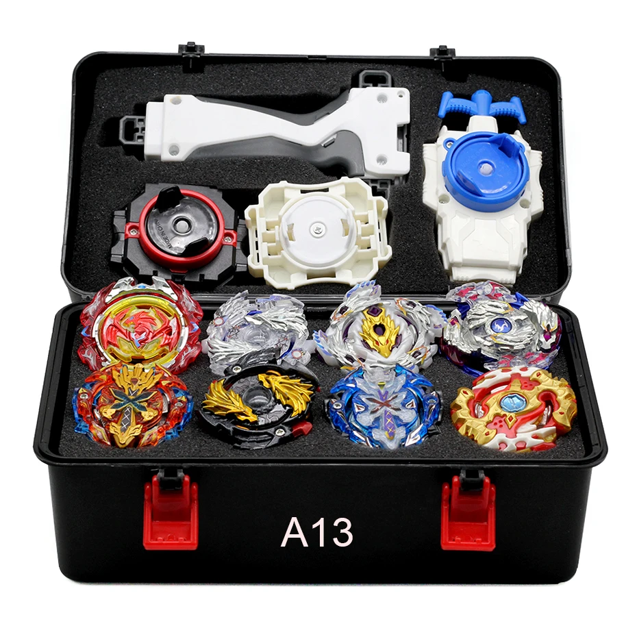 Набор комбинированных игрушек Beyblade Burst, бейблэйд Арена, бейблэйд, металлический сплав, 4D, с пусковым устройством, волчок, игрушки, Такара, томия - Цвет: A13