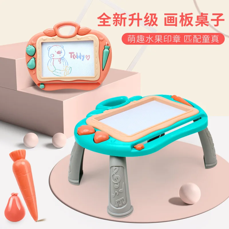 

Children Plastic Magnetic Legs Sketchpad Infants Educational Painting Small Blackboard Baby Graffiti Writing Board Toys