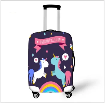 

Elastic Luggage Protective Cover Case For Suitcase Protective Cover Unicorn Trolley Case Trunk 18-32 inch Travel Accessories