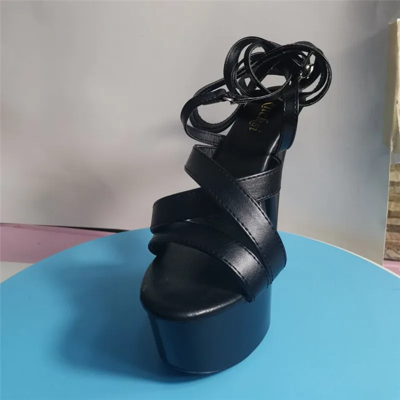 Sexy high with 15 cm sandals women's shoes Pictorial party shoes, the performance of Dance Shoes