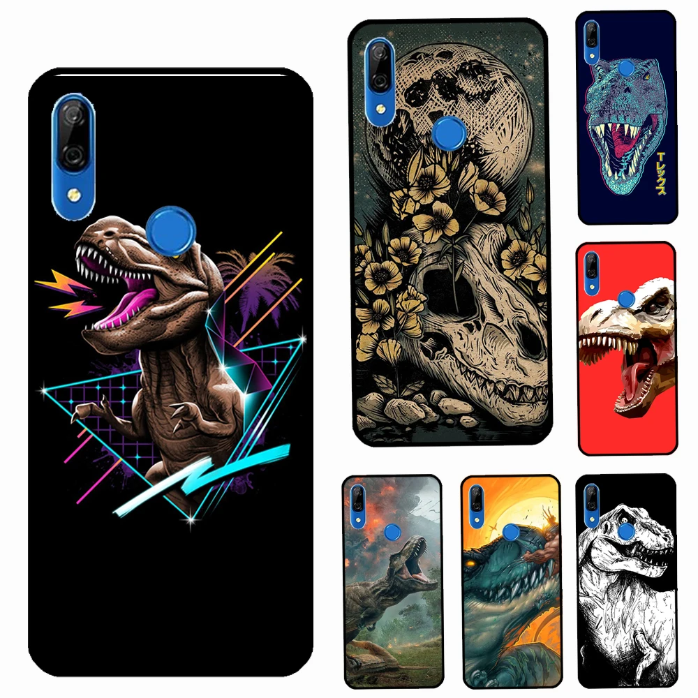 Чехол T Rex с динозавром тираннозавром для Huawei P20 P30 P40 Lite Pro P Smart 2019 2021 Nova 5T чехол Honor 50