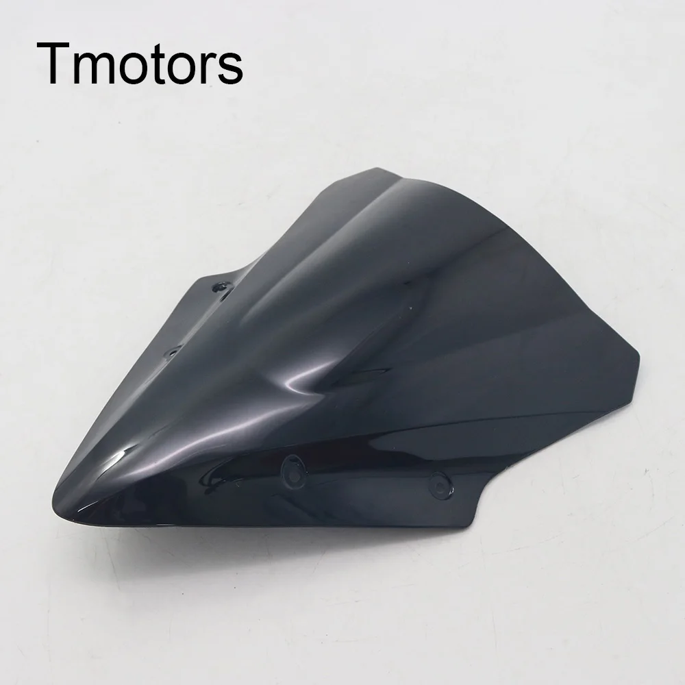 Двойной пузырь ветер экран лобовое стекло щит экран для Kawasaki Ninja 650 17 18 19