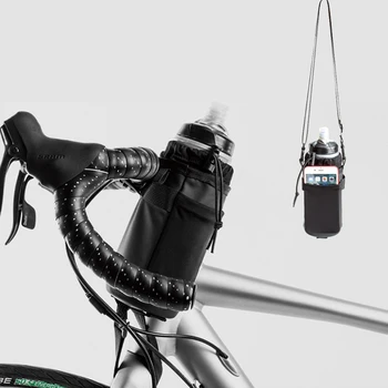 

1PC Bicycle Front Kettle Bag Outdoor Sports Cycling Bike Handlebar Water Bottle Storage Holder Heat Cold Preservation