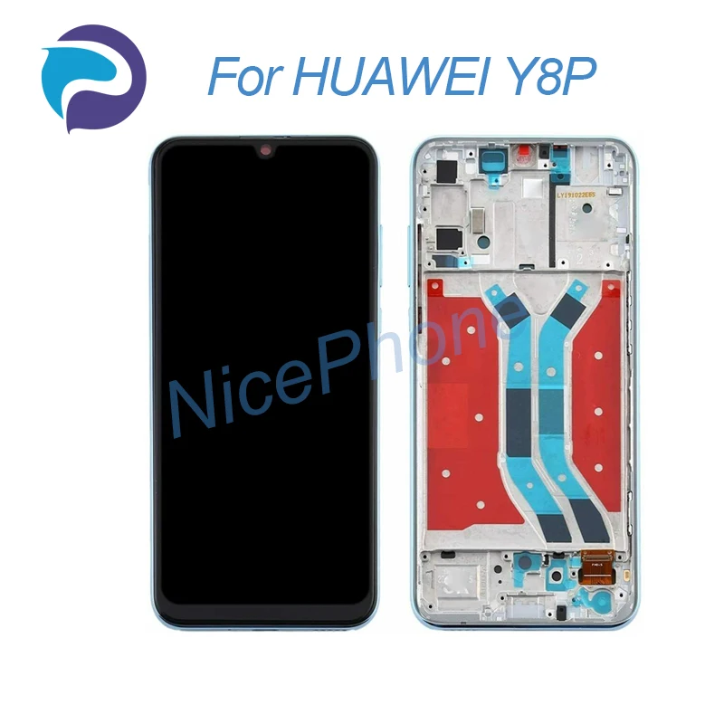 for HUAWEI Y8P LCD Screen + Touch Digitizer Display 2400*1080 AQM-LX1 Y8P Y8 2020 LCD Screen display