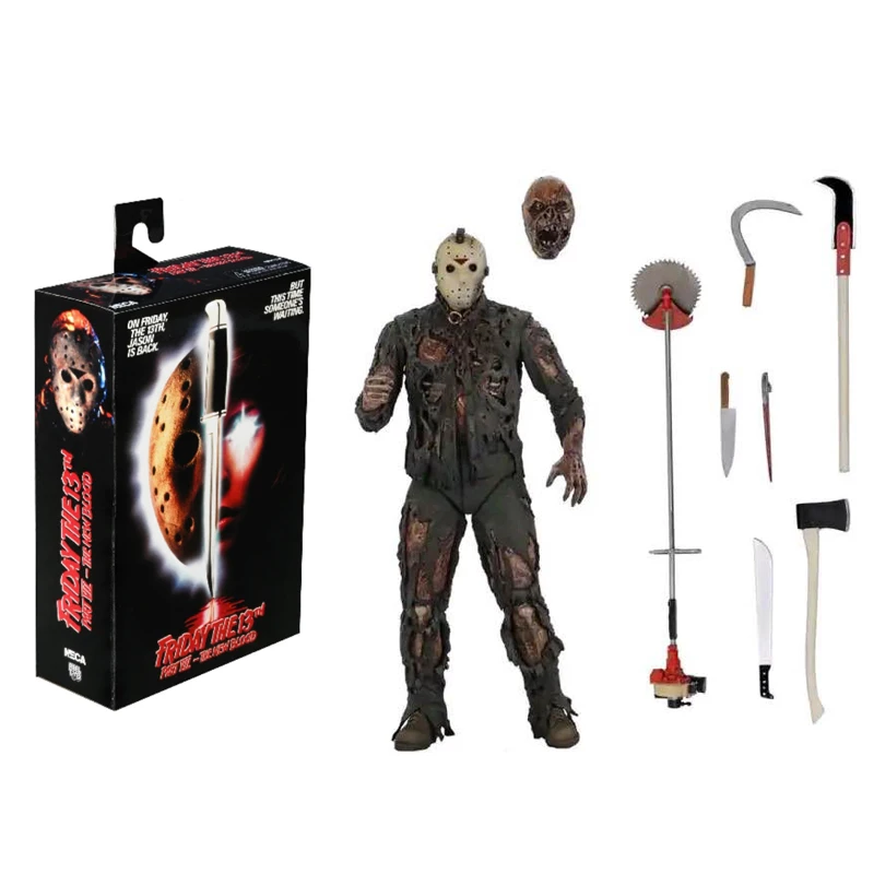 NECA Ужасный фильм Джейсон против Фредди Черная пятница новая движущаяся фигурка