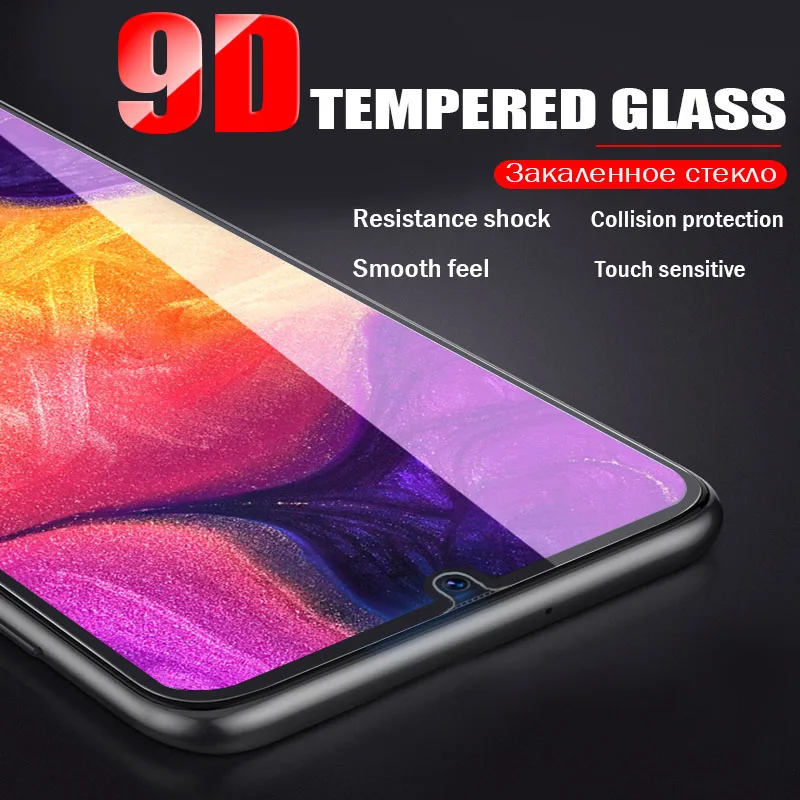 

9D Screen Protector Tempered Glass for Samsung Galaxy A10 A20 A30 A40 A50 A70 M20 J6 J8 J4 A8 Plus J4 2018 Full Protection Glass