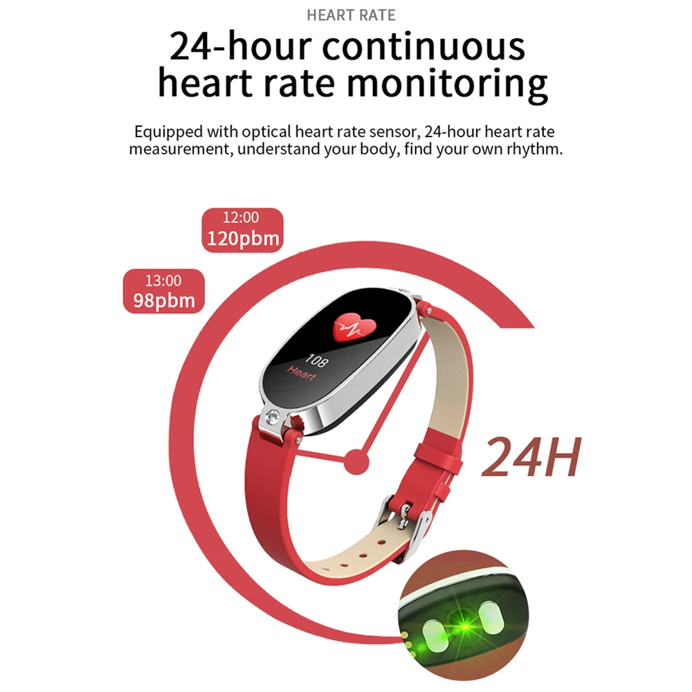 Skup B79 inteligentny zespół kobiet Smart watch przypomnienie o lekach ciśnienia ekg PPG impulsu zdrowie nadgarstek kolorowy ekran Fitness Tracker