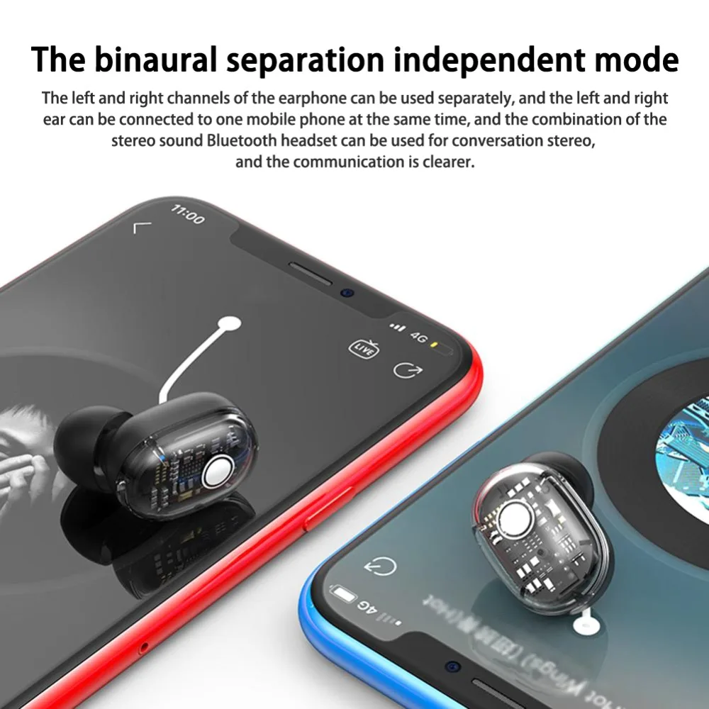 Спортивные Bluetooth наушники 5,0 Беспроводная 3D стерео Легкая удобная гарнитура с двойным микрофоном гарнитура для автоматического сопряжения