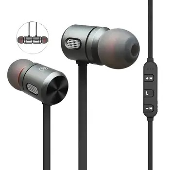 

Magnet Wireless Bluetooth Earphone Headset Stereo Bass Headphone With HD Microphone