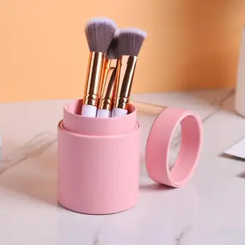 

Portable Visible Makeup Brush Tools PU and PVC Simplicity Two Way Cut Double Clasp Holder Cosmetic Pens Storage Cup Organizer