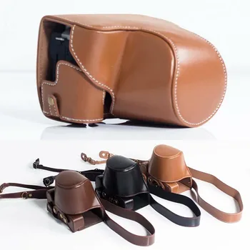 

HQ PU Leather Camera Bag case Grip strap for Canon Eos M6 Mark II EOS M6II