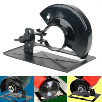 

Black Angle Grinder Cutting Machine Stand W/ Cover Bracket For Metal Cutting DIY Tool Clamp Holder Power Tools